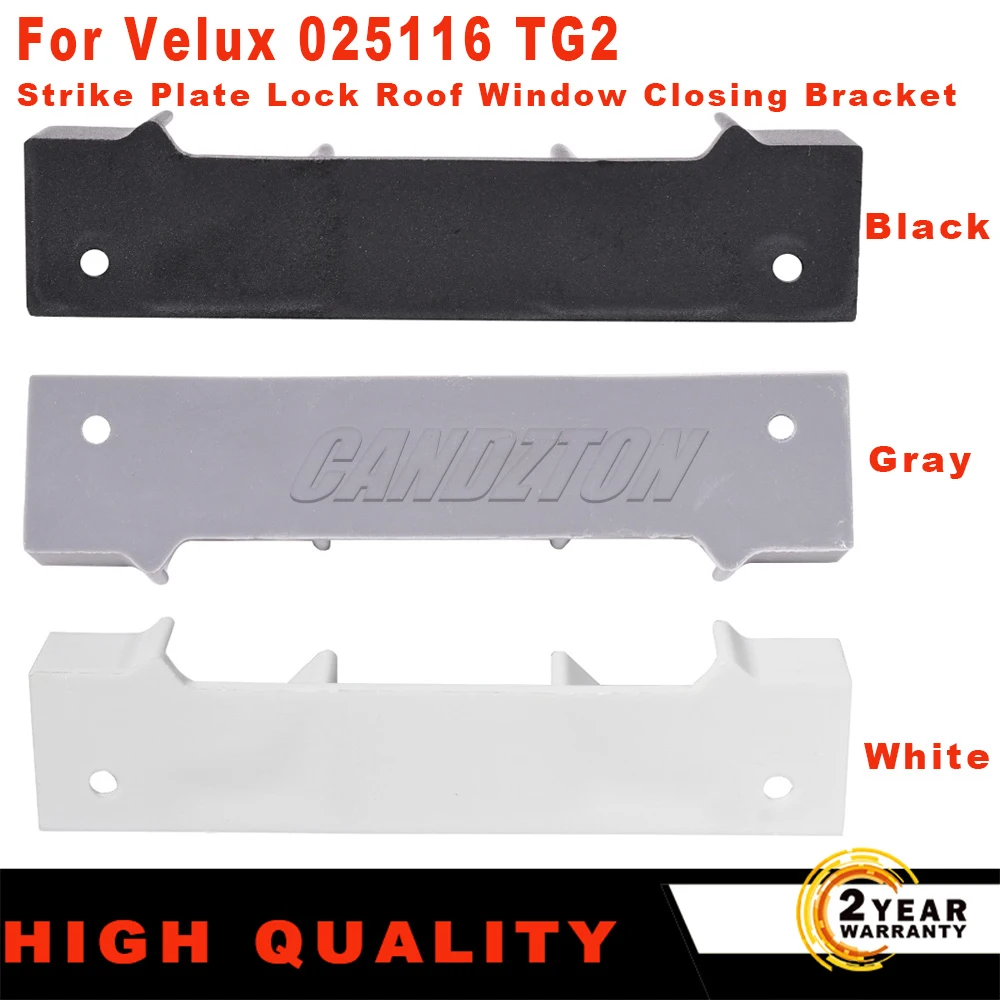 1PC Black/Gray/White Strike Plate Lock Roof Window Skylight Closing Bracket For Velux 025116 TG2