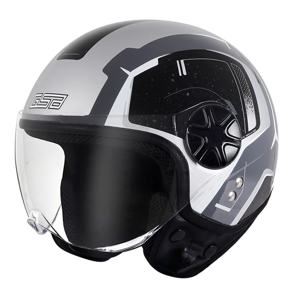 M-XL Grey Wind Wear-Resistant Motocross Accessories Anti-Fall Racing Kask Open Face Motorcycle Helmet Breathable Head Protection