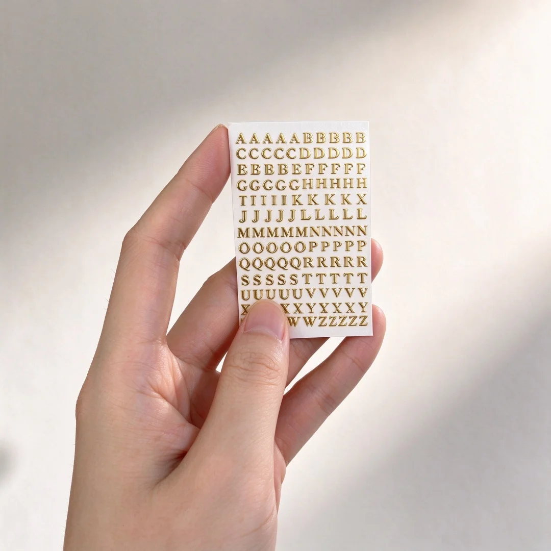2Pcs 3mm Metal 26 Mini Alphabet Decor Stickers Gold Silver Epoxy Resin Filler For DIY Silicone Molds Craft Making Fillings