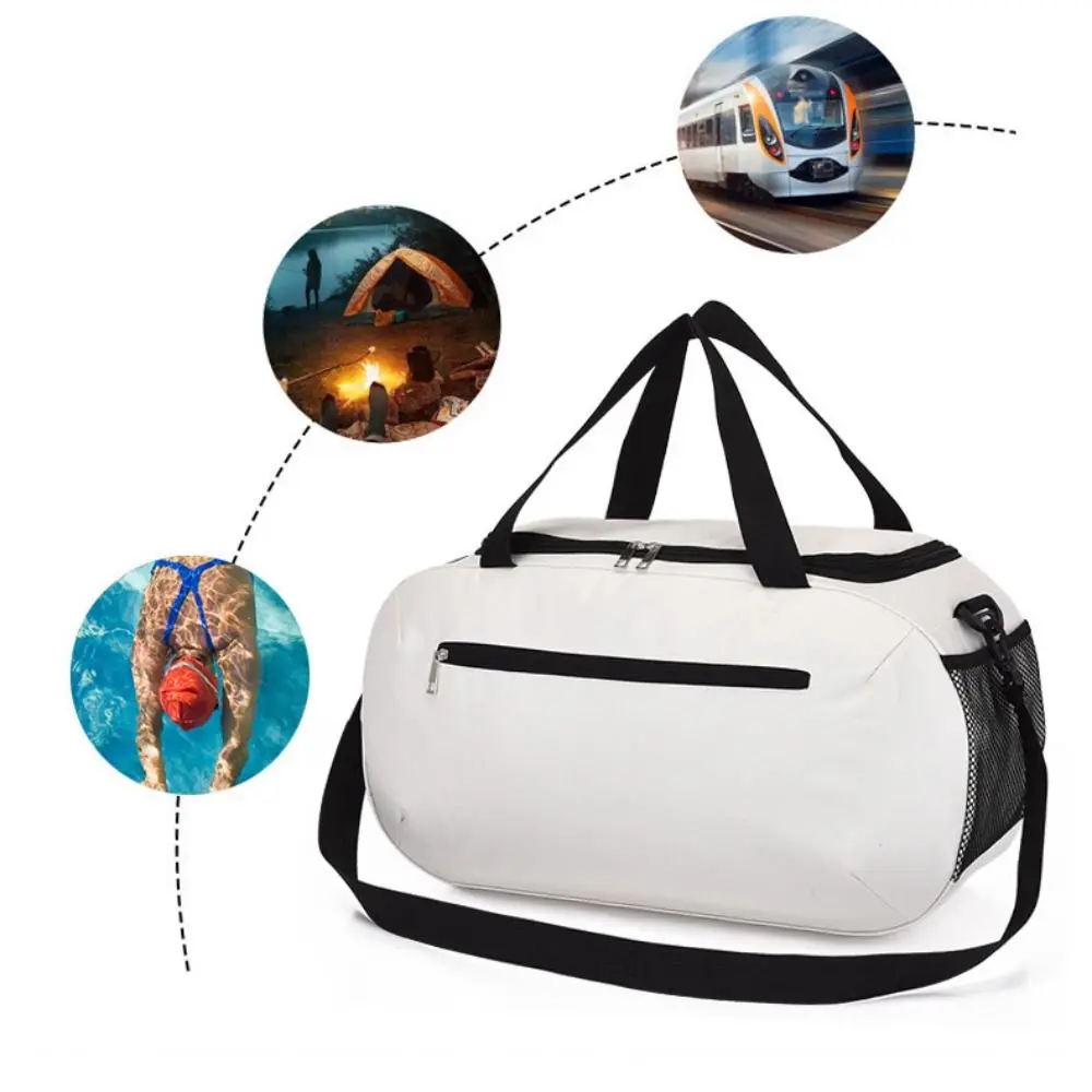 

Ins Large Capacity Travel Duffle Bag Waterproof Business Trip Travel Luggage Bag Handheld Sports Messenger Bag Male