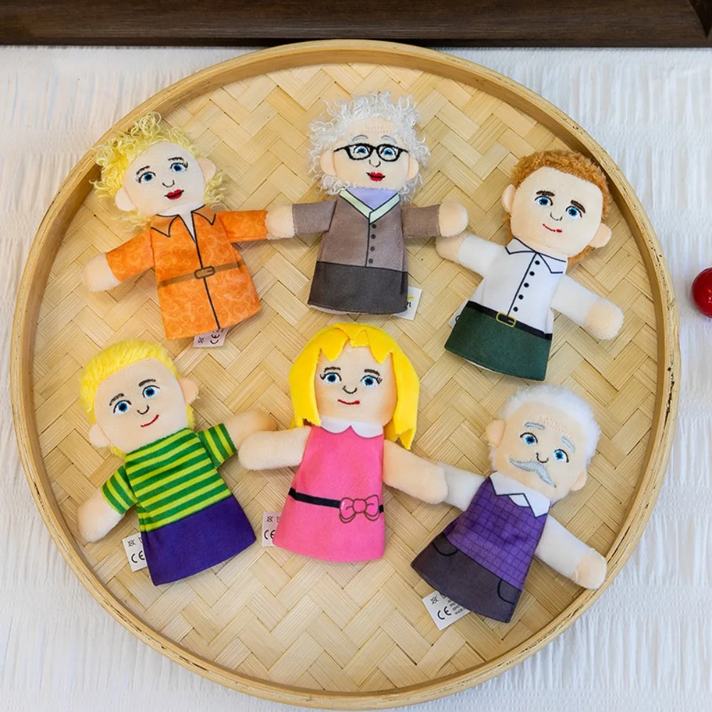 

Набор из 6 кукол-семей афроамериканцев для интерактивного обучения в детском саду, мультикультурные пособия для раннего развития и рассказывания историй