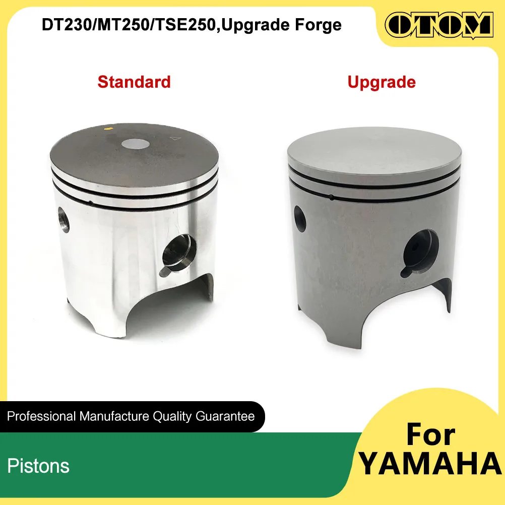 

OTOM 66.8mm Motorcycle Standard Upgrade Forge Cylinder Piston Accessories For YAMAHA DT230 Loncin MT250 GPX TSE250R 2-Stroke