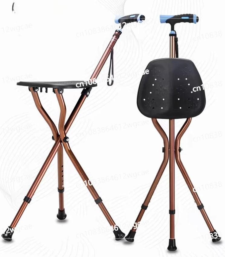 

Elderly crutches, stools, walking sticks, four-legged multifunctional chairs