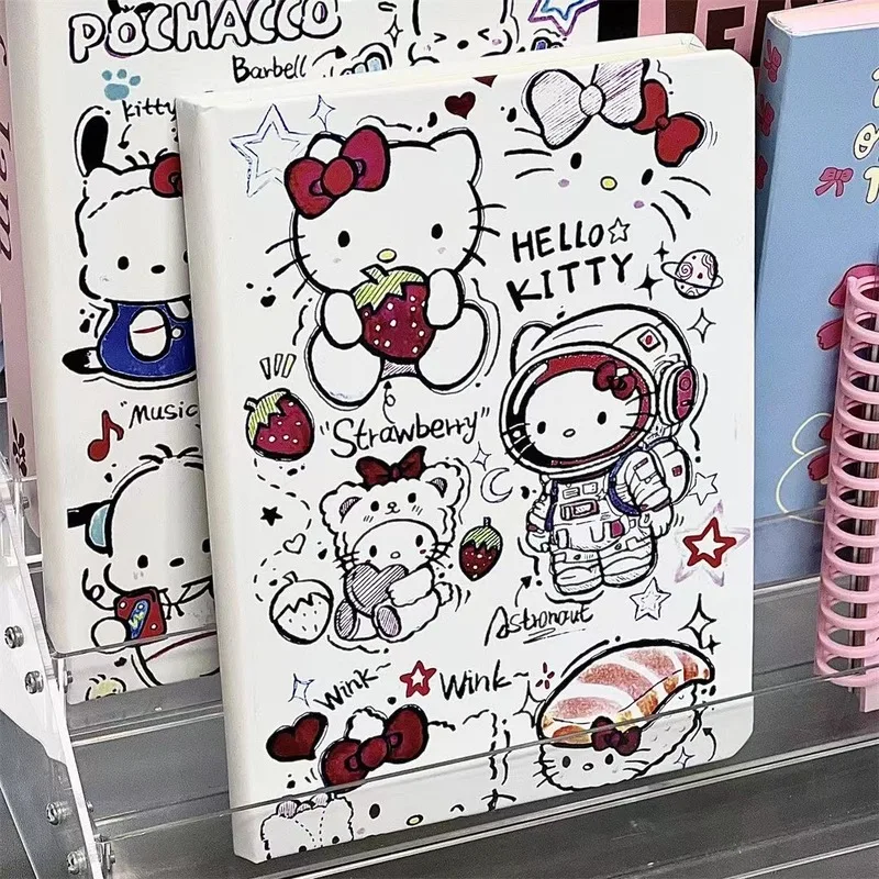 1pcs Sanrio Hello Kitty Cartoon A5 Notebook Coil Notebook Cute Cartoon Notebook School Student Writing Notebook Girl Kids Gift