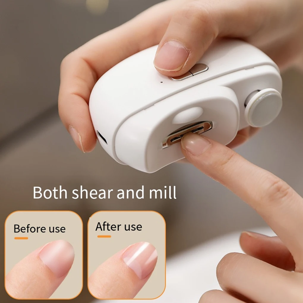 

Automatic Nail Trimmer With Child Lock For Family Safety Light And Lforow Vibration Knife Sharpener