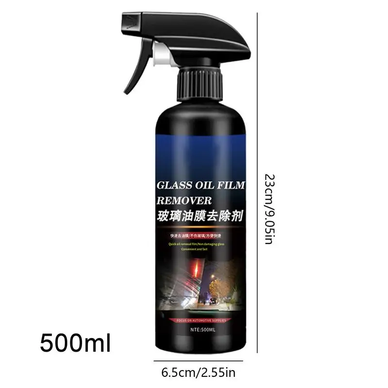 Car Windshield Oil Film Cleaner Rapid Ceramic Coating Fortify Car Wax Polish Spray Hydrophobic Intense Gloss Shine For Glass