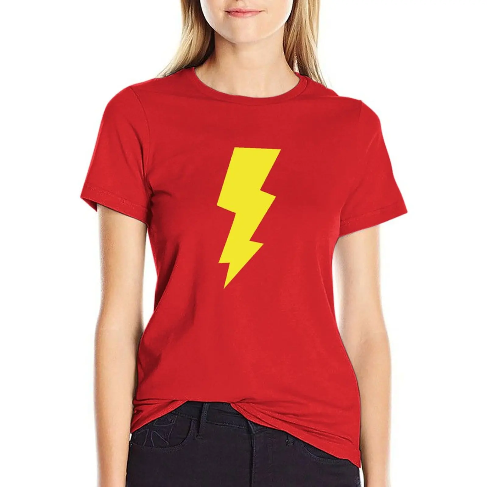 

Lightning T-shirt Short sleeve tee Aesthetic clothing plus size t shirts for Women loose fit