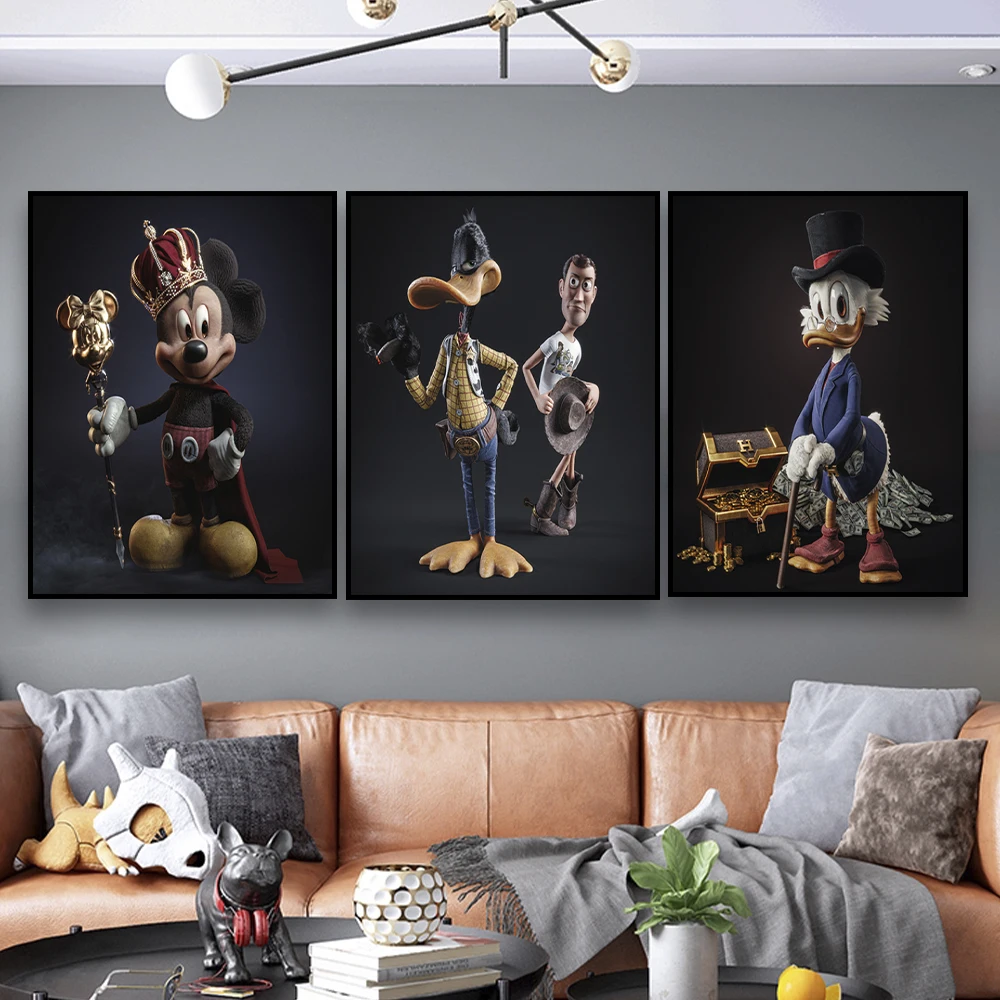 Disney Scrooge McDuck AB Northern Lights Diamond Painting Money Mosaic Embroidery 5D DIY Crafts New Arrivals Sets Home Decor