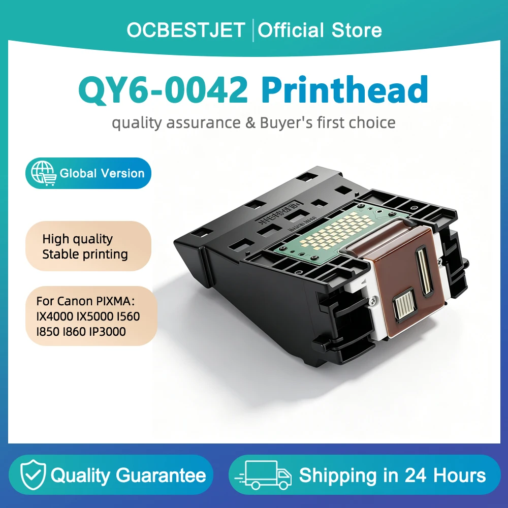 

Печатающая головка QY6-0042 для принтеров Canon PIXMA IX4000, IX5000, I560, I850, I860, IP3000