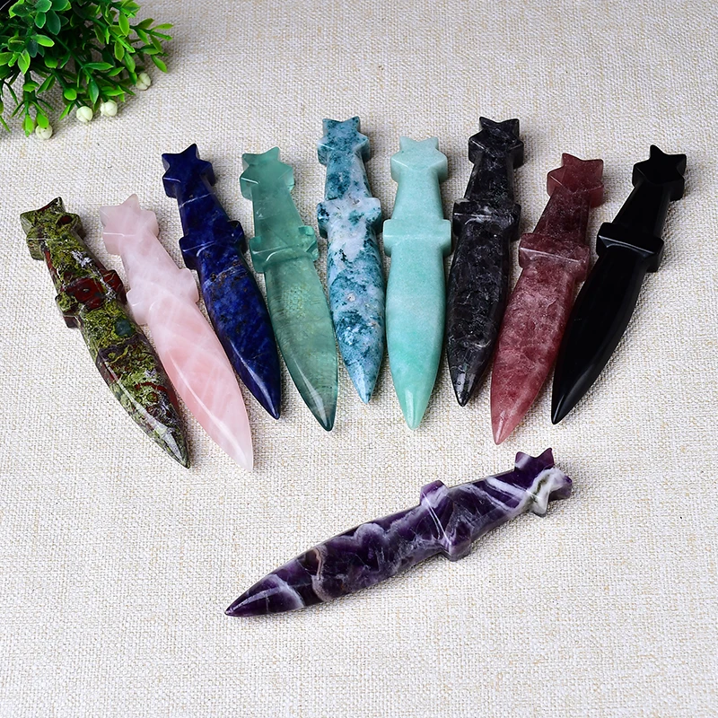 Natural Crystal Carved Witch's - Gardening Tools Unique 评论和价格