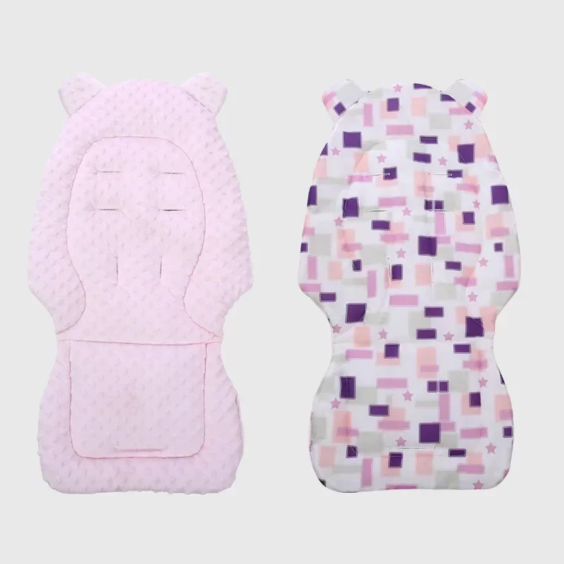 Infant Child Cart Mattress Mat Double Cotton Sided Seat Cushion Baby Stroller Seat Pad Stroller Accessories Baby Cart Seat Pad