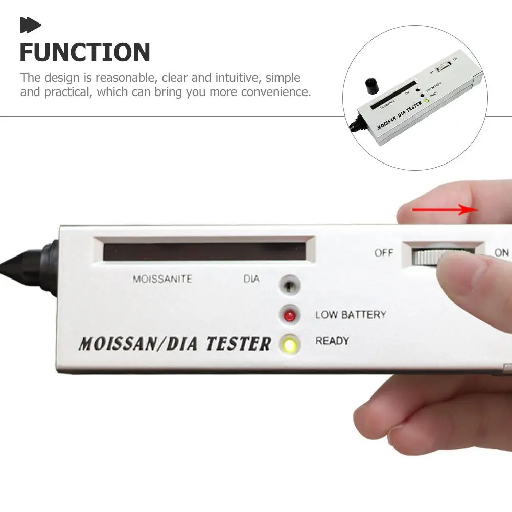 Diamond Measuring Pen Magnifier Tool Test Fake Tester Moissanite Metal Testers Magnifying Glasses