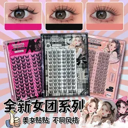 Large Capacity False Eyelashes Manga Reusable Natural Thick Long Fluffy Lashes Extension Enlarge Eyes Beauty Tool