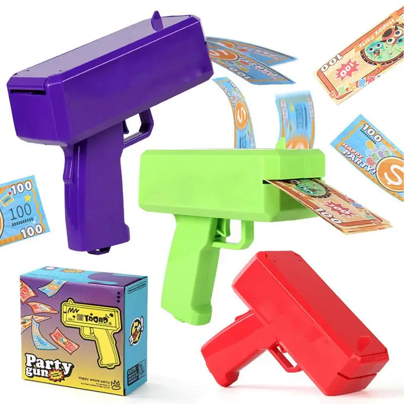 

Handheld Spray Cash Money Machine Make It Rain Toy Shooter Handheld Cash Cannon Bills Spray Make It Rain Toy Shooter