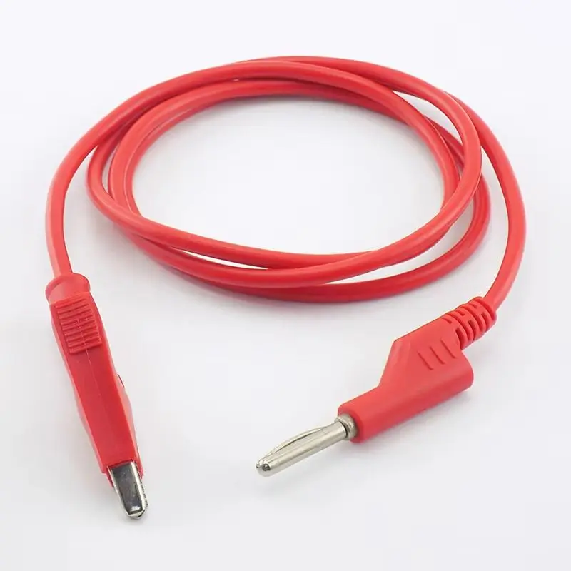 1M Test lead Wire Line Double-end electrical Voltage Banana Plug and Alligator Clip Crocodile 15A multimeter DIY Test Connector