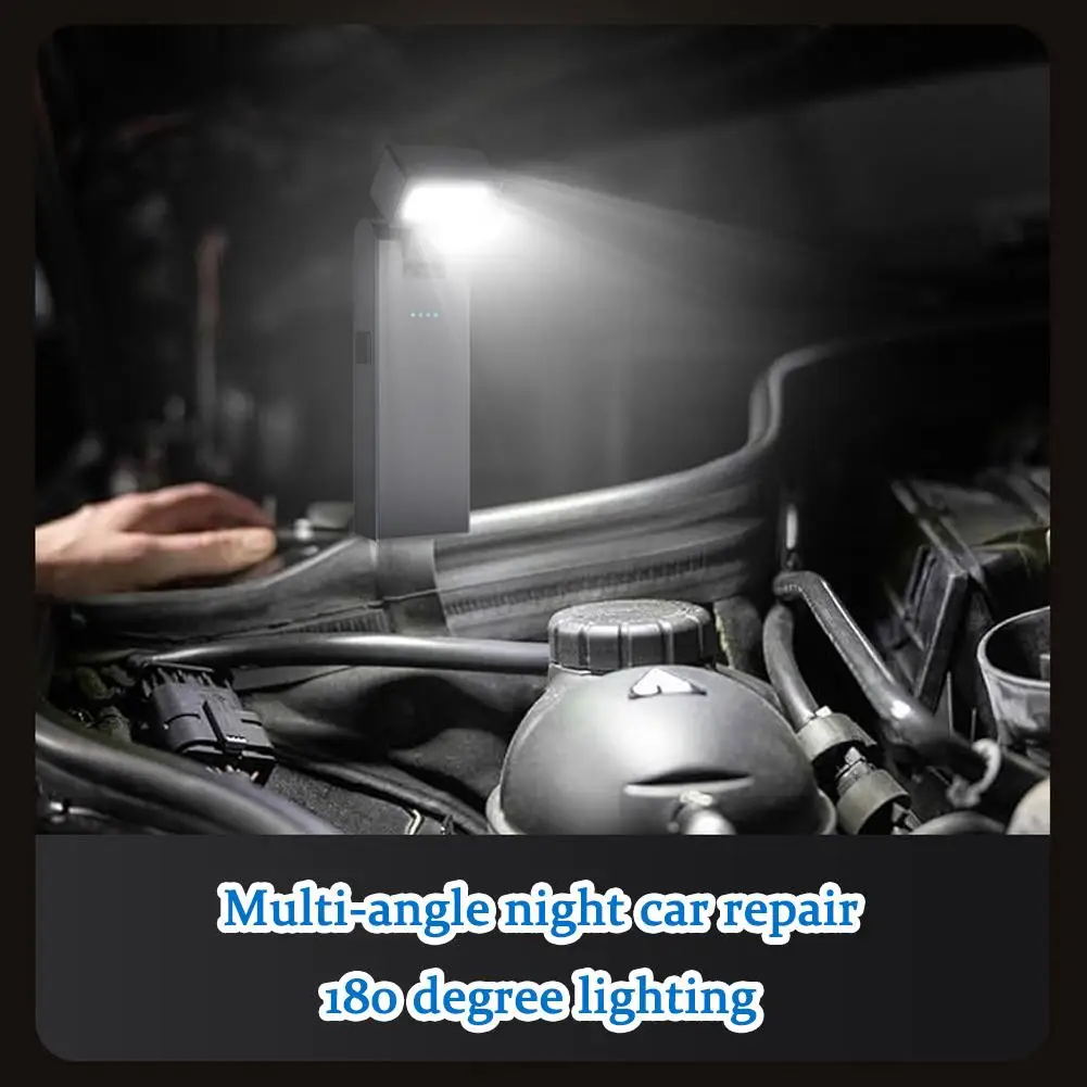 Mini Tool Light Long Battery Life Rechargeable Magnetic Suction Portable Flashlight Outdoor Camping Warning Clothes Clip Light