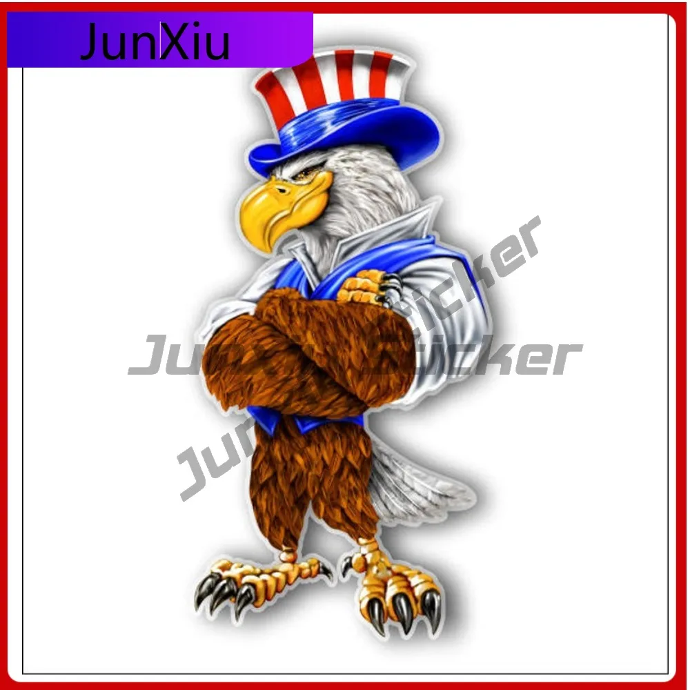 

Uncle Sam American Eagle Sticker For Car Truck Camper Windows Windshield Luggage Laptop Or Any Smooth Surface Cover Scratches