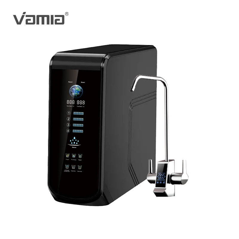 

Очиститель воды 600 GPD Автоматическая самоочищающаяся система RO под раковиной Фильтр для воды Удаление универсального картриджа для тяжелых металлов 99,9%