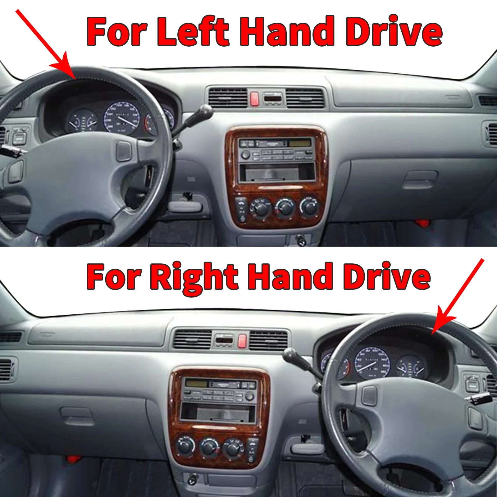 for Honda CR-V CRV 1997-2001 RD High Quality Dashboard Cover Dashmat Sunshade Anti‑UV Protector Dash Mat Pad Accessories
