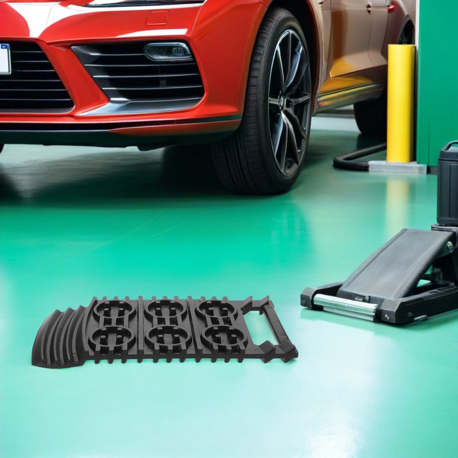 

2Pcs Emergency Traction Mat Board Lightweight Car Recovery Tracks for Snow Mud Sand Off-Road Self-Help Solution