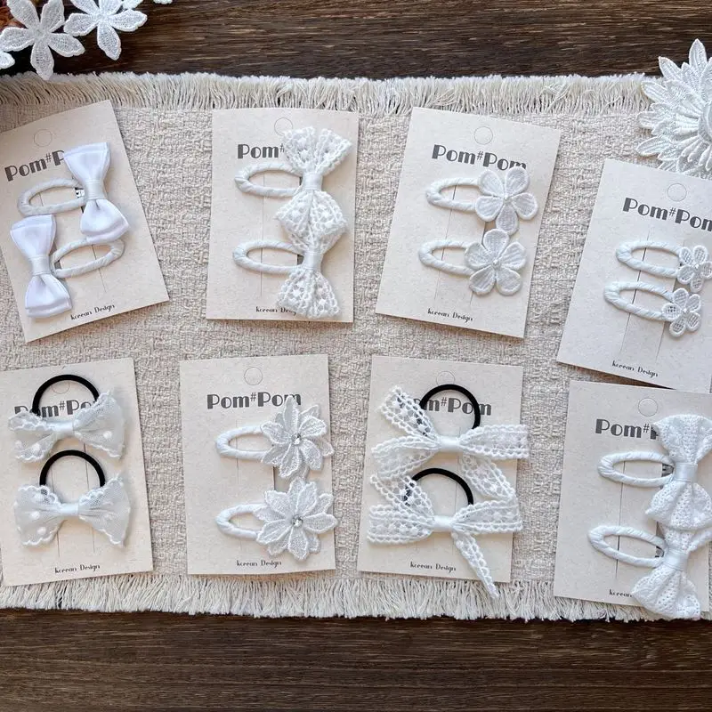 korean-children's-lace-hairpin-bb-clip-girl-sweet-cute-side-girl-2pcs-new-white-versatile-bangs-clip-hair-accessories
