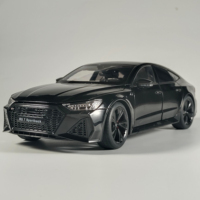 1/18 RS7 Sportback Black Warrior Supercar Diecast Metal Alloy Model Car Remote Control Birthday Present For Childrens Boys Toys