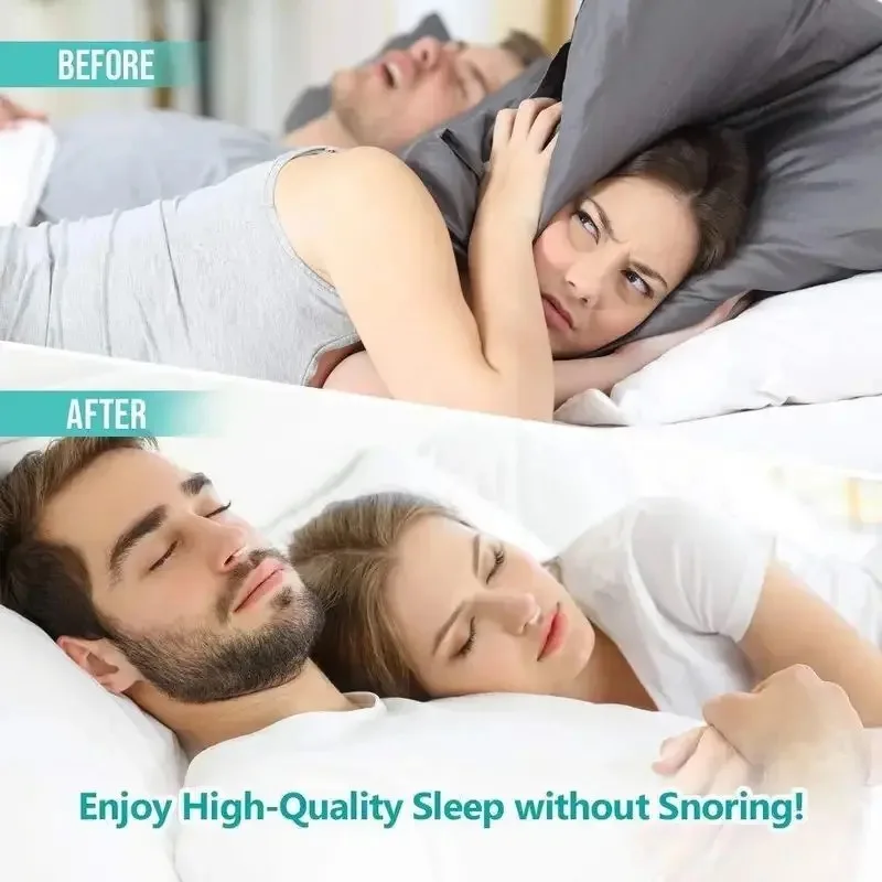 Anti Snoring Device Silicone Nose Clip Magnetic Sleep Tray Sleeping Aid Improve Sleeping Easy Breathe Apnea Guard Night Devices