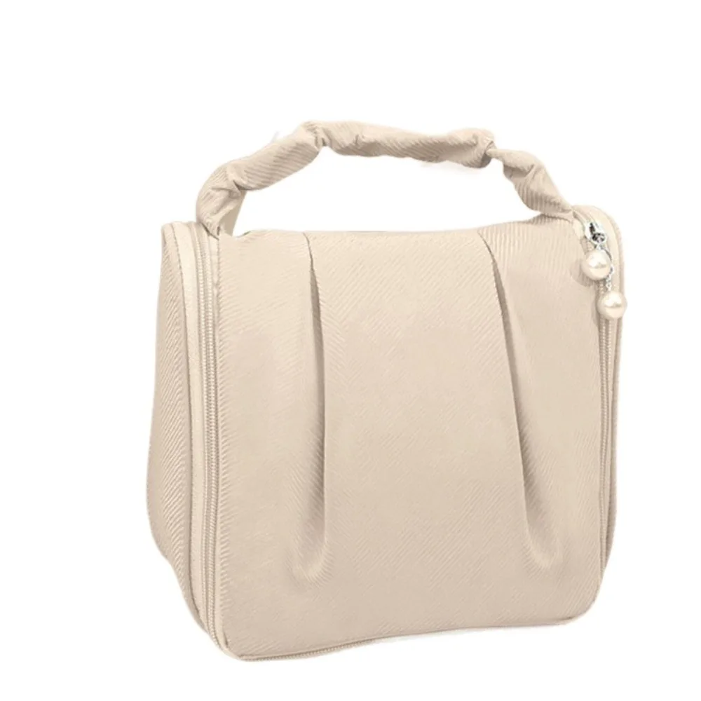 

Creative Pleated Cloud Cosmetic Bag Wash Pouch Zipper Makeup Storage Bag Case Large Capacity Travel Toiletry Bag Bath Storage