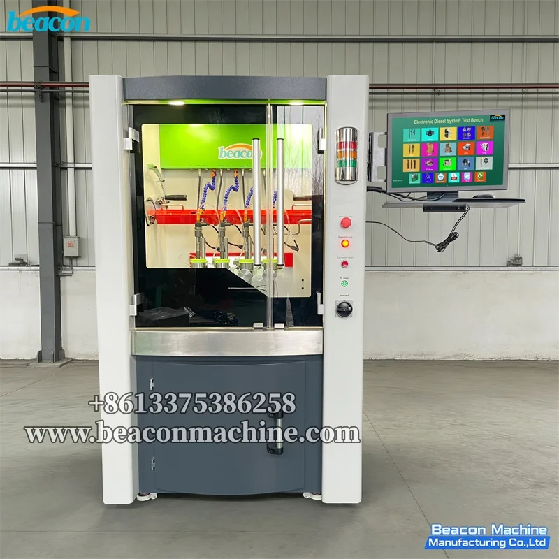 BC800-PRO Common Rail Injector Test Bench Test 4 Injectors Simultaneously High Precision Diesel Fuel Injection Diagnostic Tool