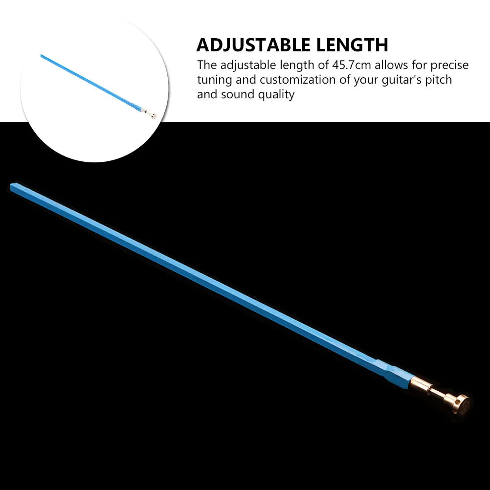Guitar Truss Rod 457mm Metal Solid Adjustment Rod Electric Guitar Neck Parts Supplies Truss Rods Bass Replacement Parts
