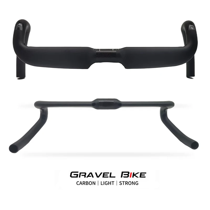 

Carbon Fiber Racing Bike Handlebars 31.8 Outward Angle Drop Bars for Gravel Bike All Internal Cables Lightweight Cycling Gear