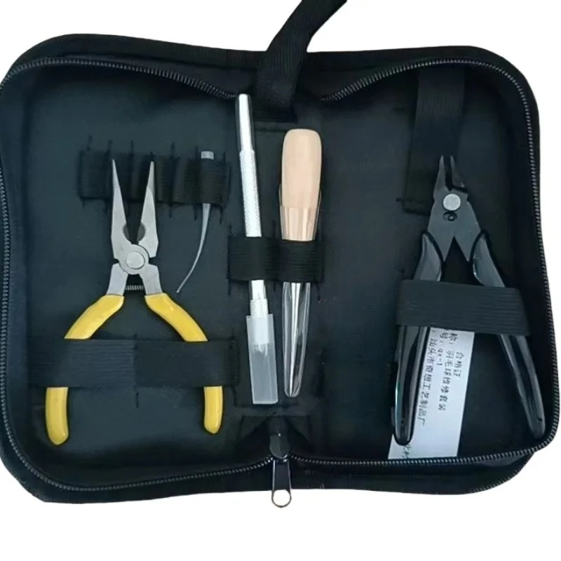 Professional Badminton Repair Tool Set Portable Quick Badminton Repair Bag Lightweight Repairs Box Small Badmintons Equipment