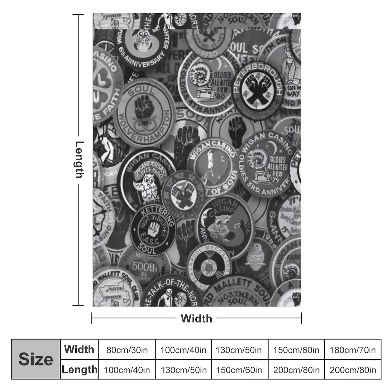 northern soul memories Throw Blanket anime Beach Warm Travel Soft Plaid halloween Blankets