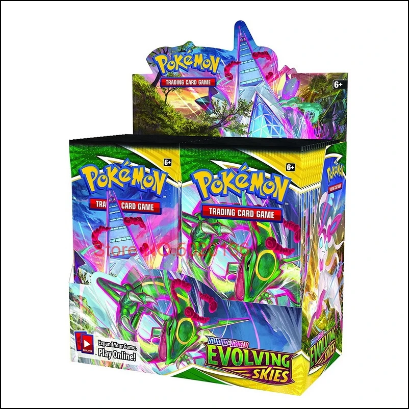 New EVOLVING SKIES Booster Pack Lot - Sealed From Box Pokemon Cards