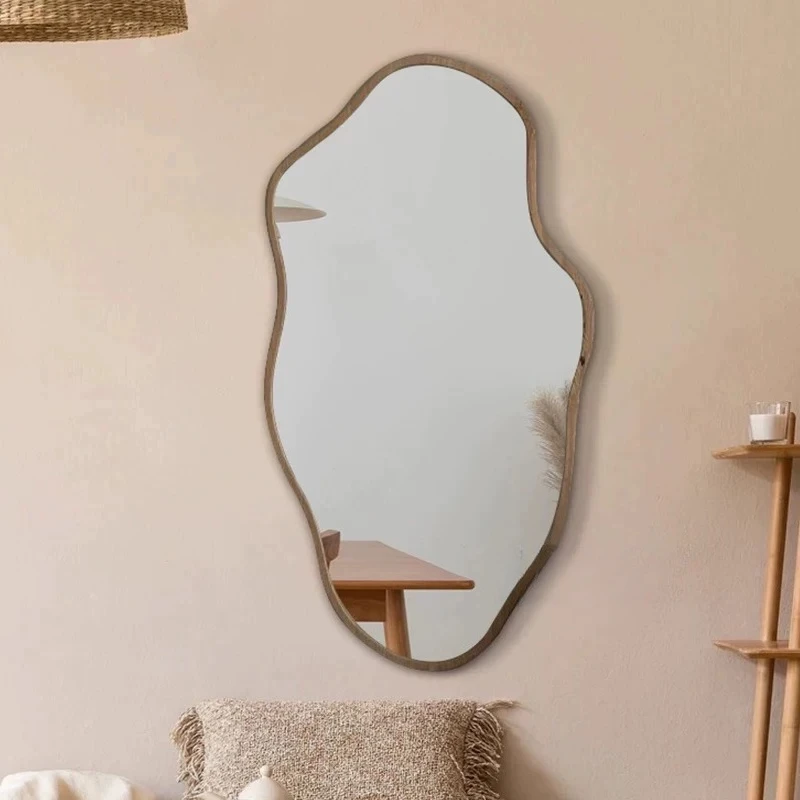 Asymmetrical Irregular Mirror Modern Living Room Wall Decoration Items Aesthetic Mirror Girls Funky Espelhos Home Decorations