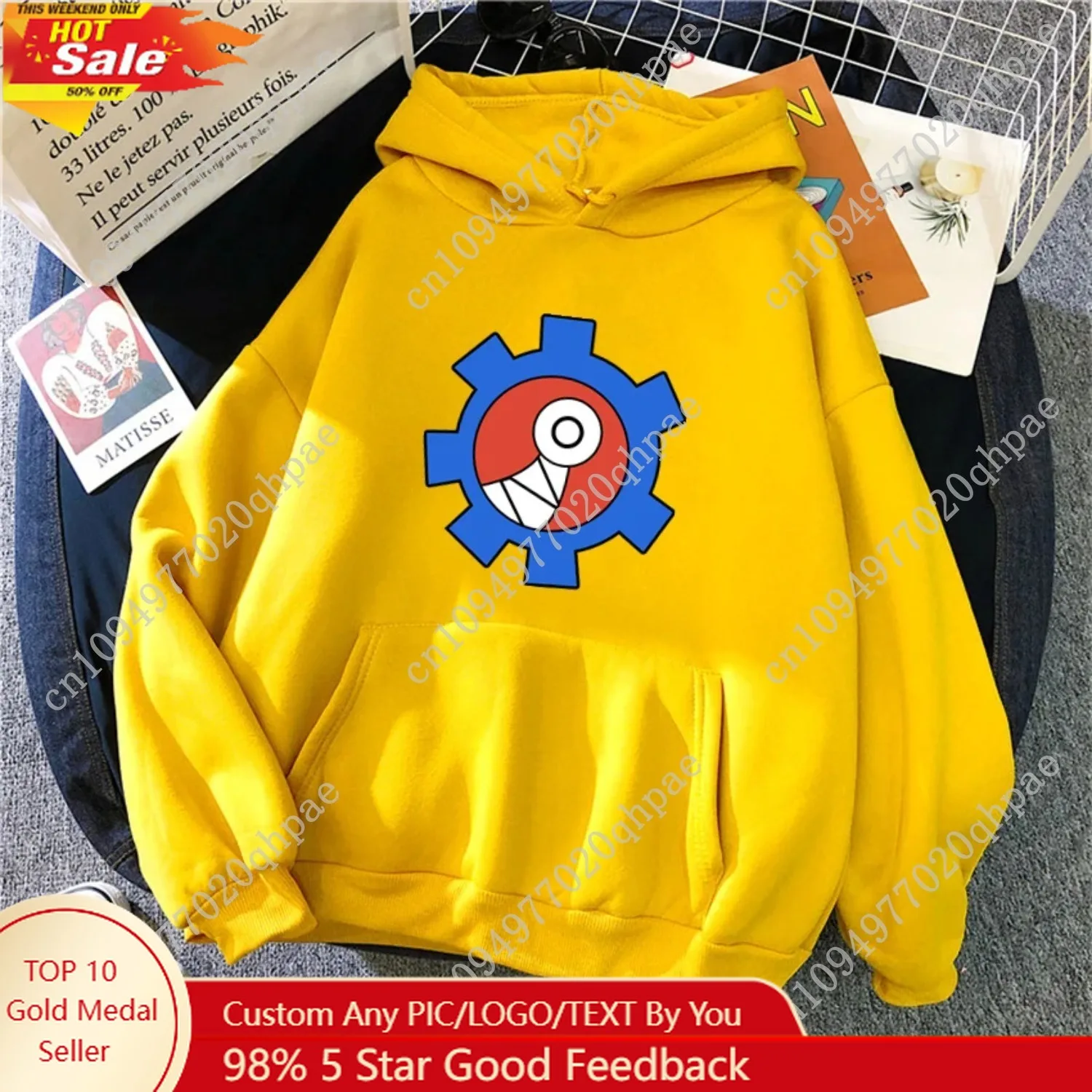 

Japanese Anime Takerlama SK8 the Infinity Hoodie Reki Cosplay Yellow Womens Sweatshirts Casual Streetwear Pullover Women Hoodies