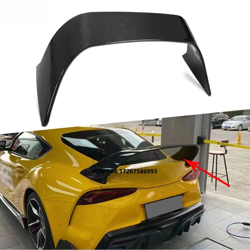 

Carbon Fiber Rear Trunk Lip Spoiler Wing for Supra GR A90 FRP Car Rear Boot Spoiler Wings Styling