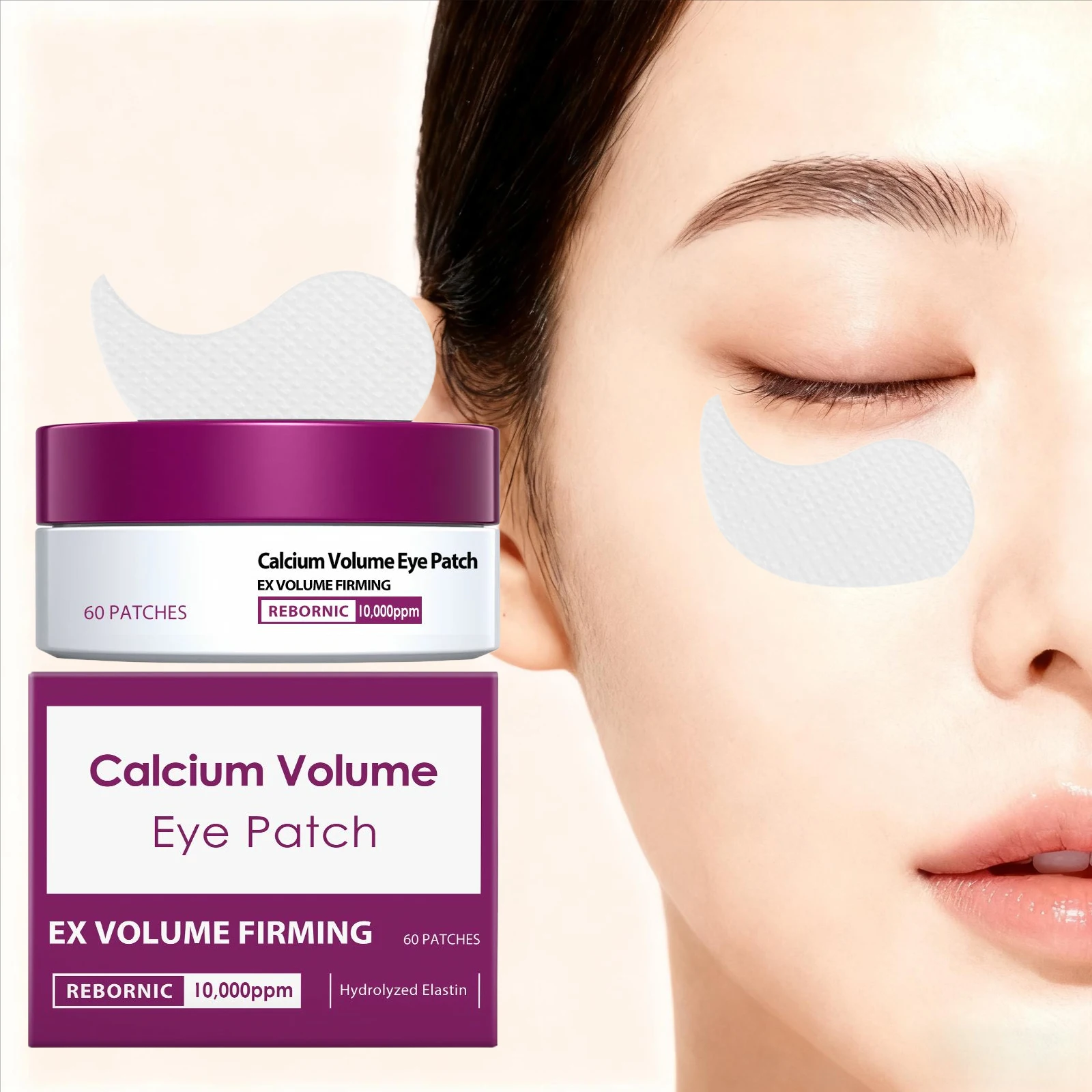 

Calcium Volume Eye Patch Firming Lifting Under the Eye Soft Tender Eye Area Reduce Dark Circles Anti Puffiness Nourish Eye Care