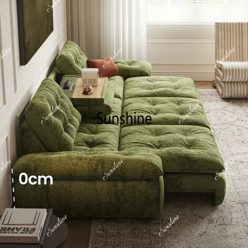 Reclining Green Living Room Sofas Designer European 2 Seater Sofa Living Room Modern Corduroy Divano Soggiorno Home FurnitureT*