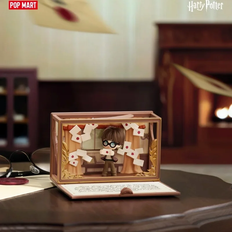 جديد حقيقي بوبمارت هاري بوتر هوجورتس شخصية سجلات سلسلة المشهد تمثال صندوق أعمى هدية عصرية هدايا عيد الميلاد