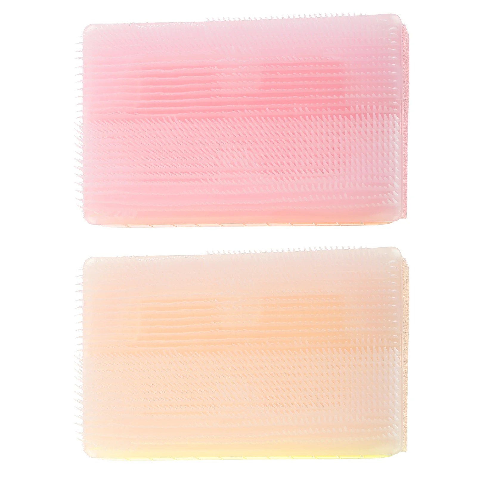 2 قطعة فرشاة حسية إسفنجية تدليك حمام فرشاة لاستحمام الطفل الاسترخاء العلاج لينة مريحة أداة تنظيف الجلد