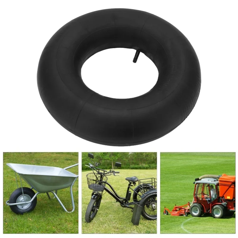 16x6.50-8 الأنبوب الداخلي للإطار المطاط مع صمام الجذع المستقيم لجرار جزازة العشب مقطورة عربة ATV