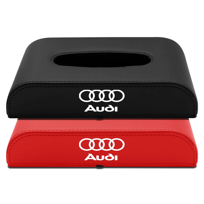 1pcs Car Tissue Box Holder Armrest Box Storage Case For Audi A4L A6L A3 A4 TT Q3 Q5 Q7 A5 A7 S3 S4 S5 S6 S8 RS3 RS4 RS5 RS6