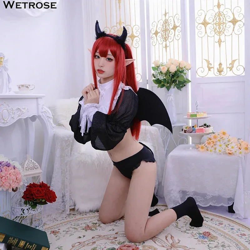 

【Wetrose】In Stock Marin Kitagawa Liz kyun Cosplay Costume My Dress-Up Darling Demon Devil Girl Hot Sexy Phantom Anime Halloween