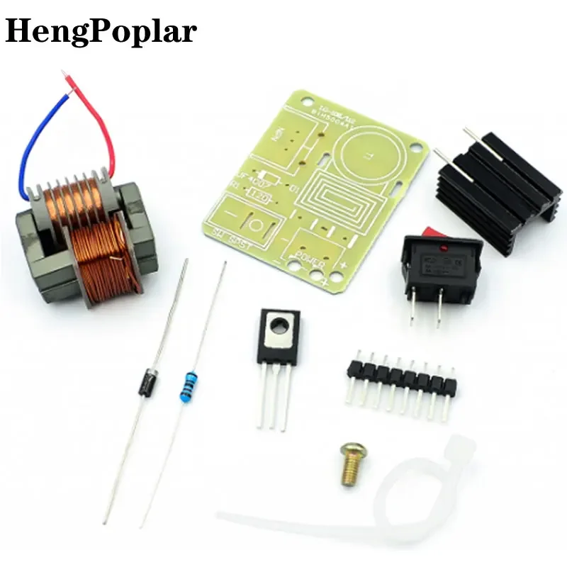 15KV High Frequency DC High Voltage Arc Ignition Generator Inverter Boost Step Up 18650 DIY Kit U Core Transformer Suite 3.7V