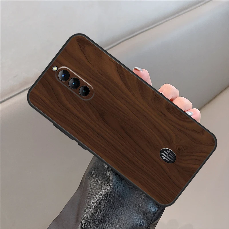 Oak Wood Texture Pattern Case For ZTE Nubia Red Magic 10 Air 5G 7 6S 7S Pro RedMagic 10 9 8 8S 9S 10S Pro Plus Cover - view 4