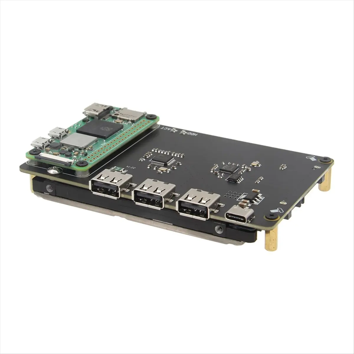 TCE X301 2.5Inch SATA HDD/SSD NAS Storage Expansion Board USB HUB for Zero 2 W / Zero W