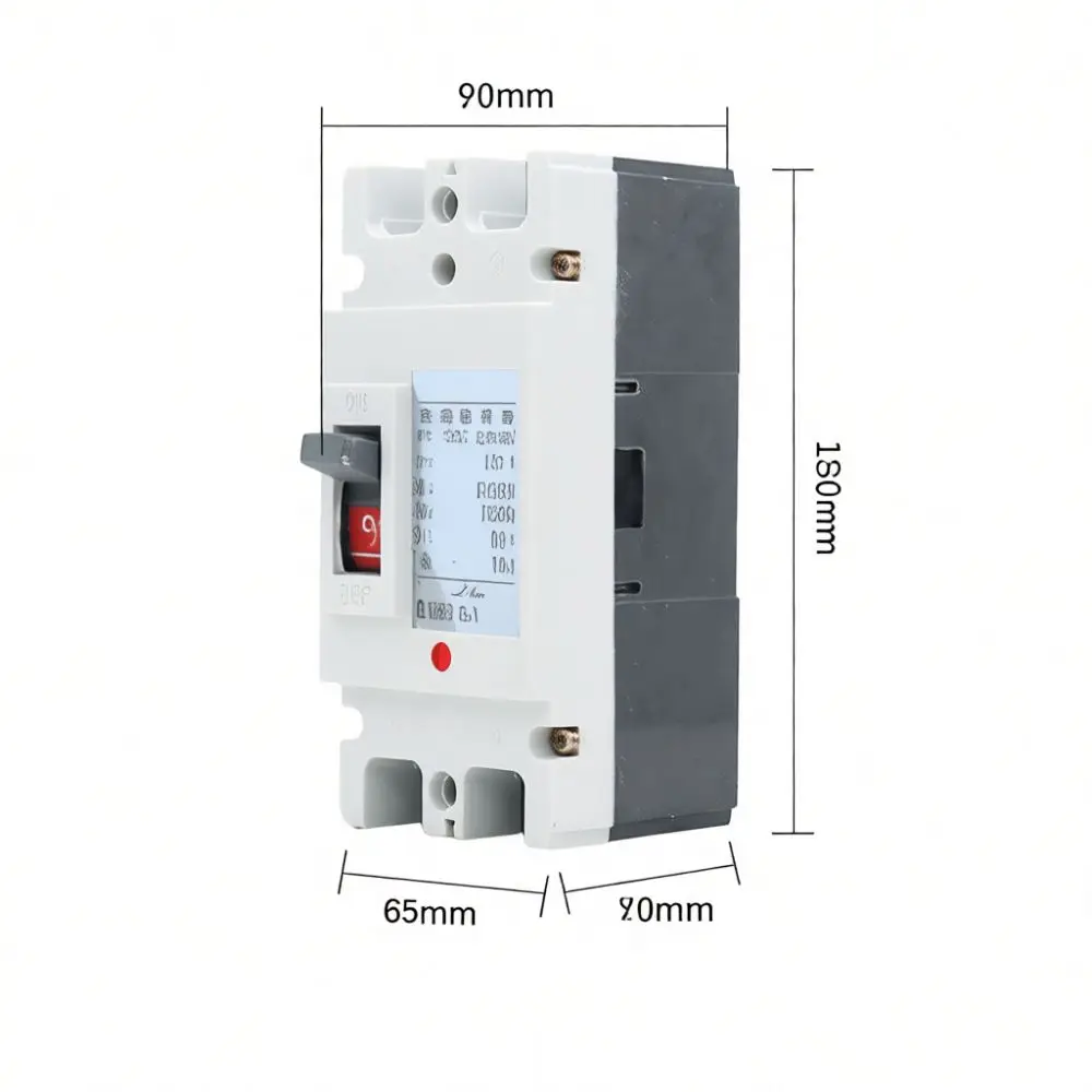 Solar Pv Electrical DC Circuit Breaker 1P 2P 125A 250A Molded Case Switch Protection System Power Distribution Component