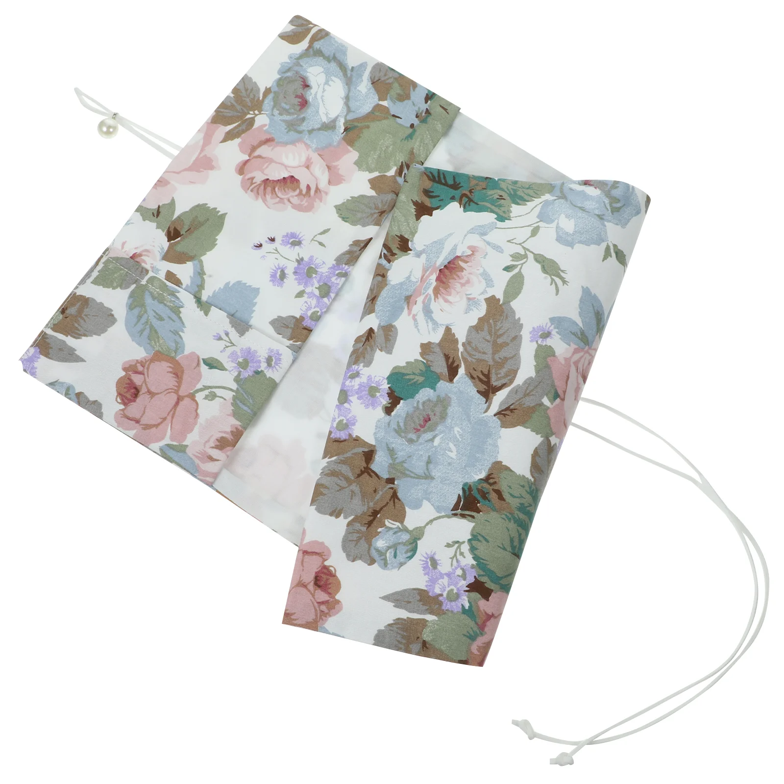 A5 Adjustable Book Cover Decorative Book Sleeve Crane Design Book Protector Hand-made Cloth Book Cover Hand Account Book