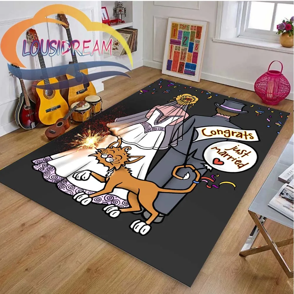 Choice Elegant Wedding Aisle Runner Poster Carpets, Wedding Art Aesthetic Rug For Home Bedroom Living Room,Theme Hotel Decor Mat